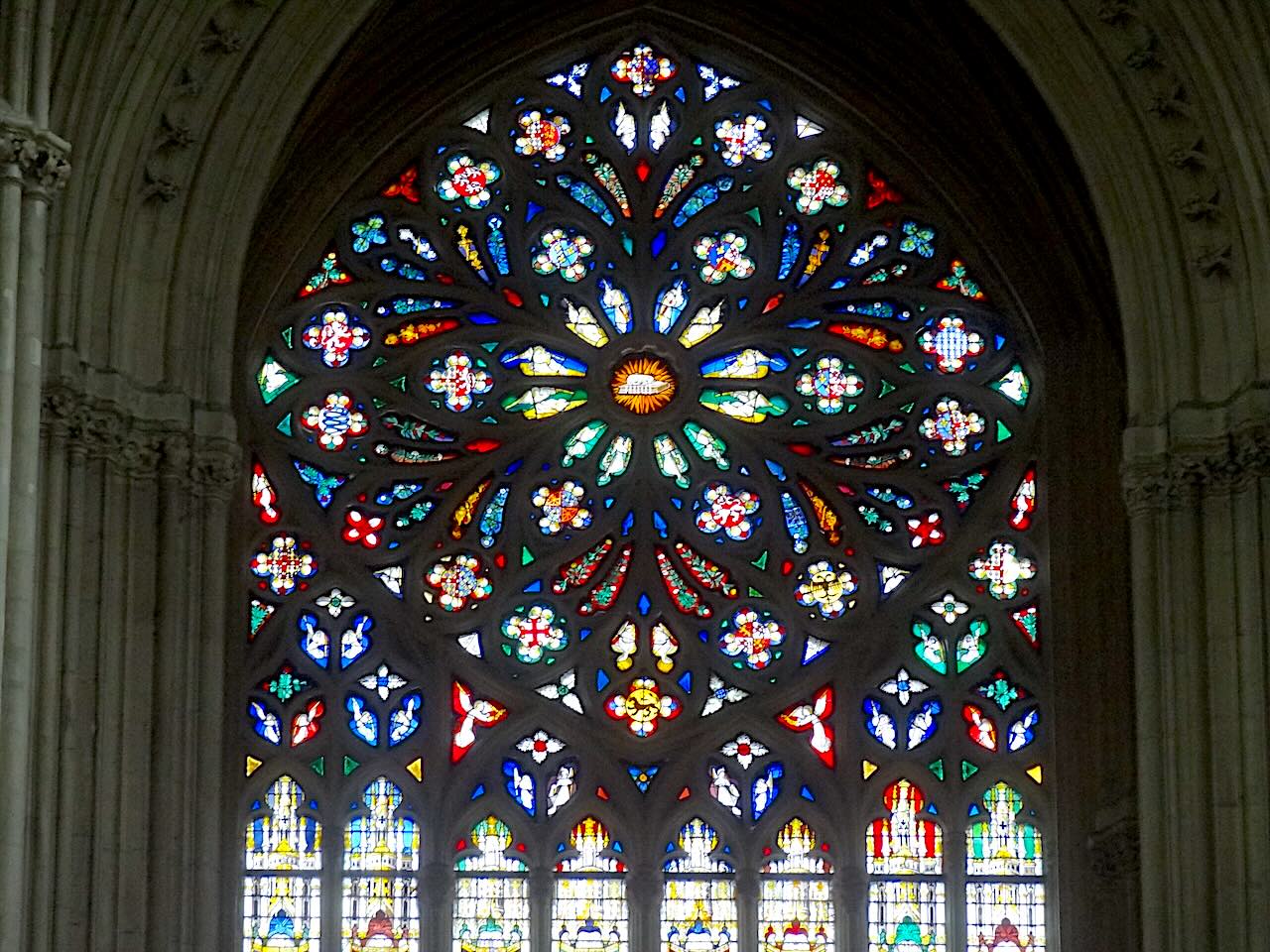 rose de la cathédrale de Tours