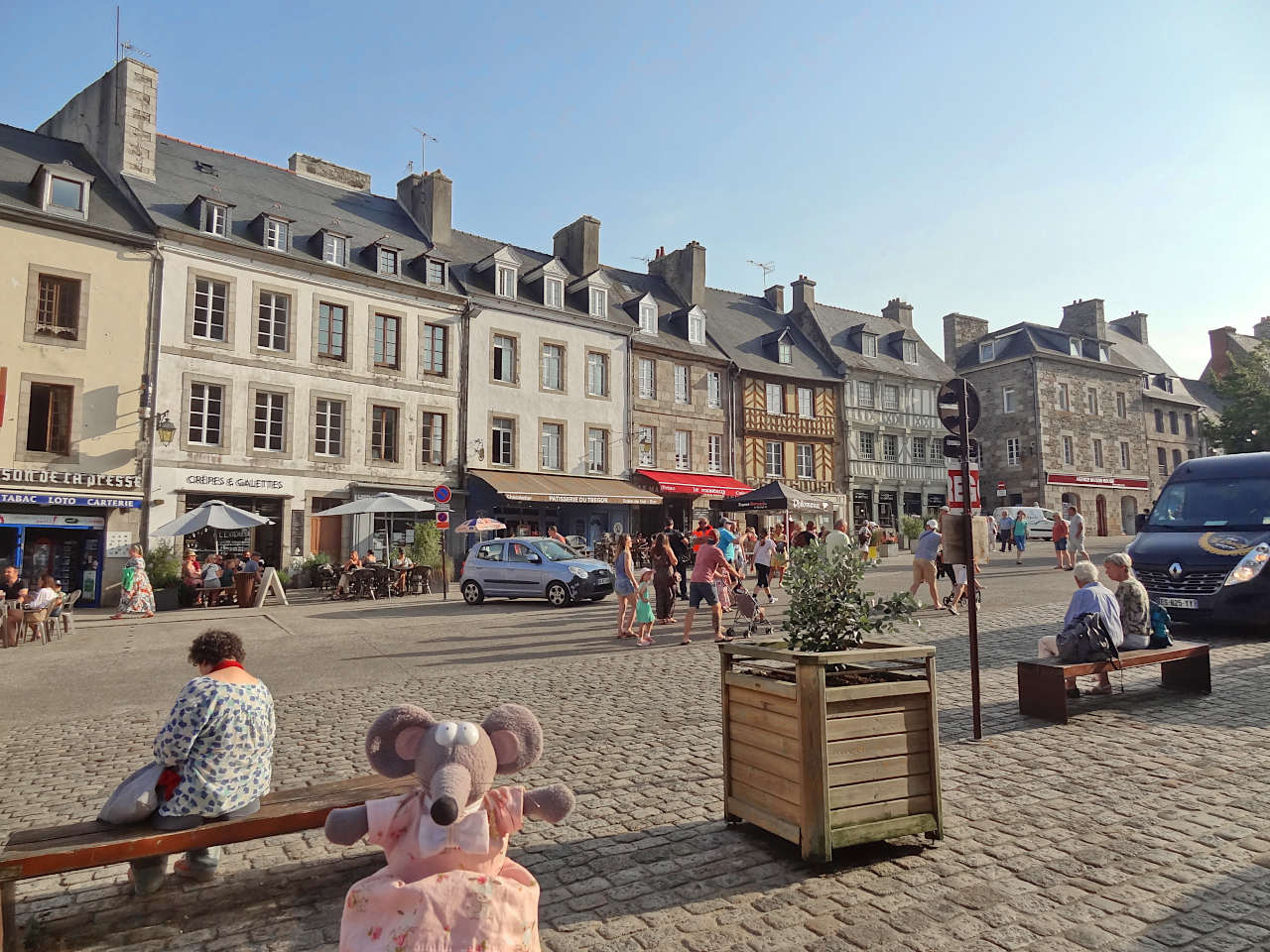place du Martray à Tréguier