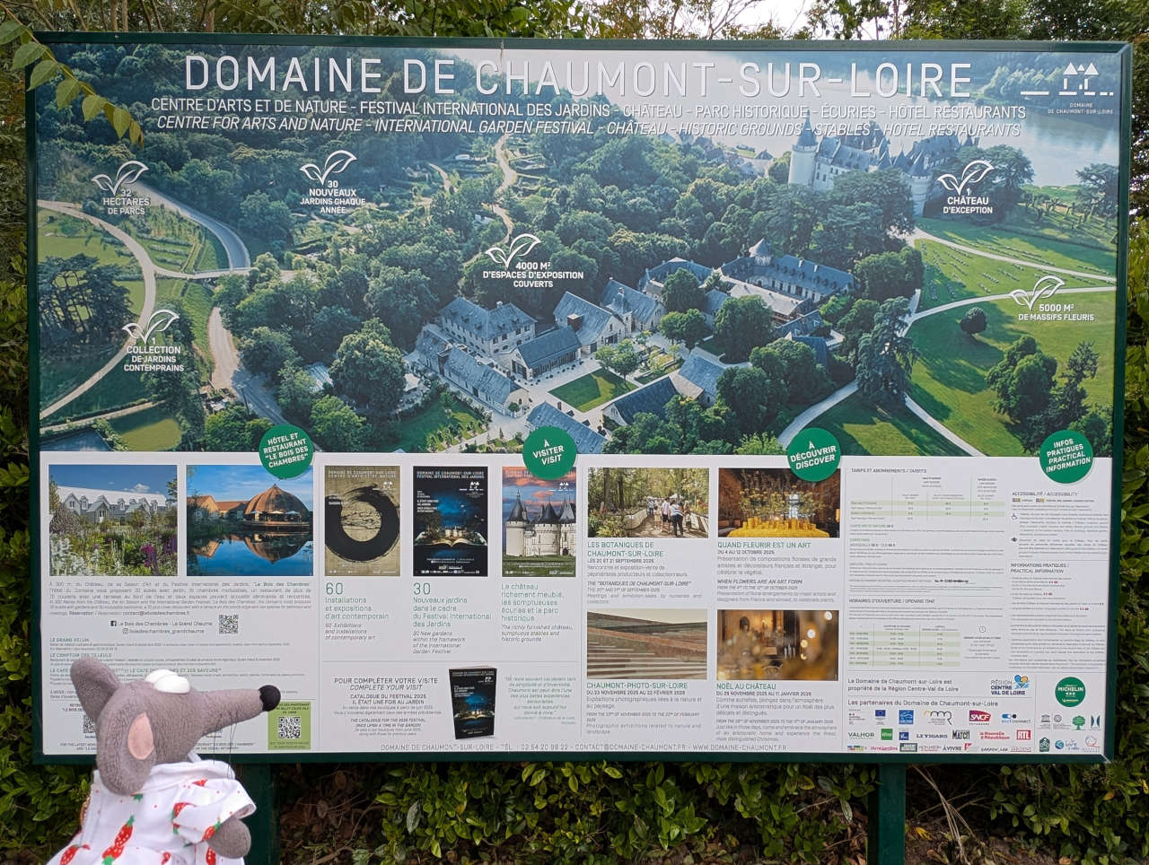 affiche du domaine de Chaumont-sur-Loire