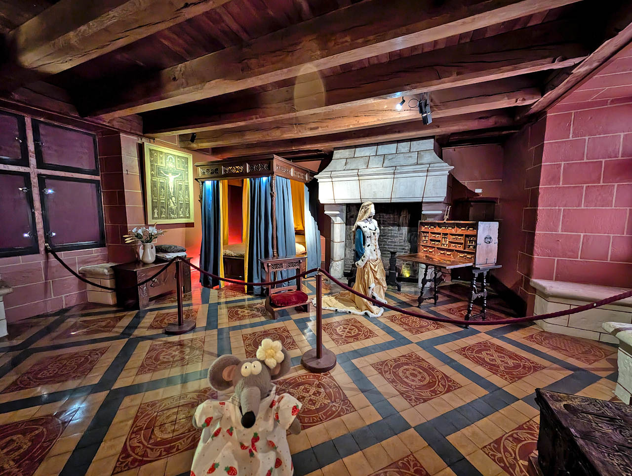 chambre de la dame du château de Langeais