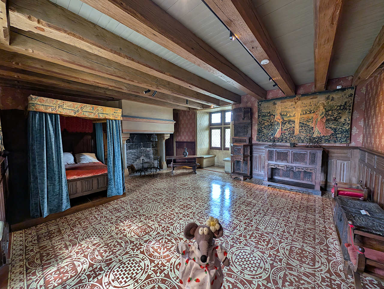 chambre de parement du château de Langeais