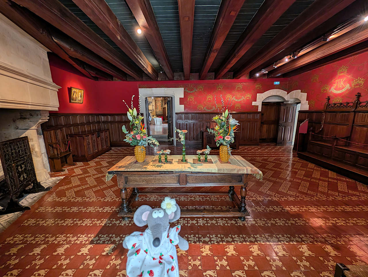 château de Langeais salle de la devise