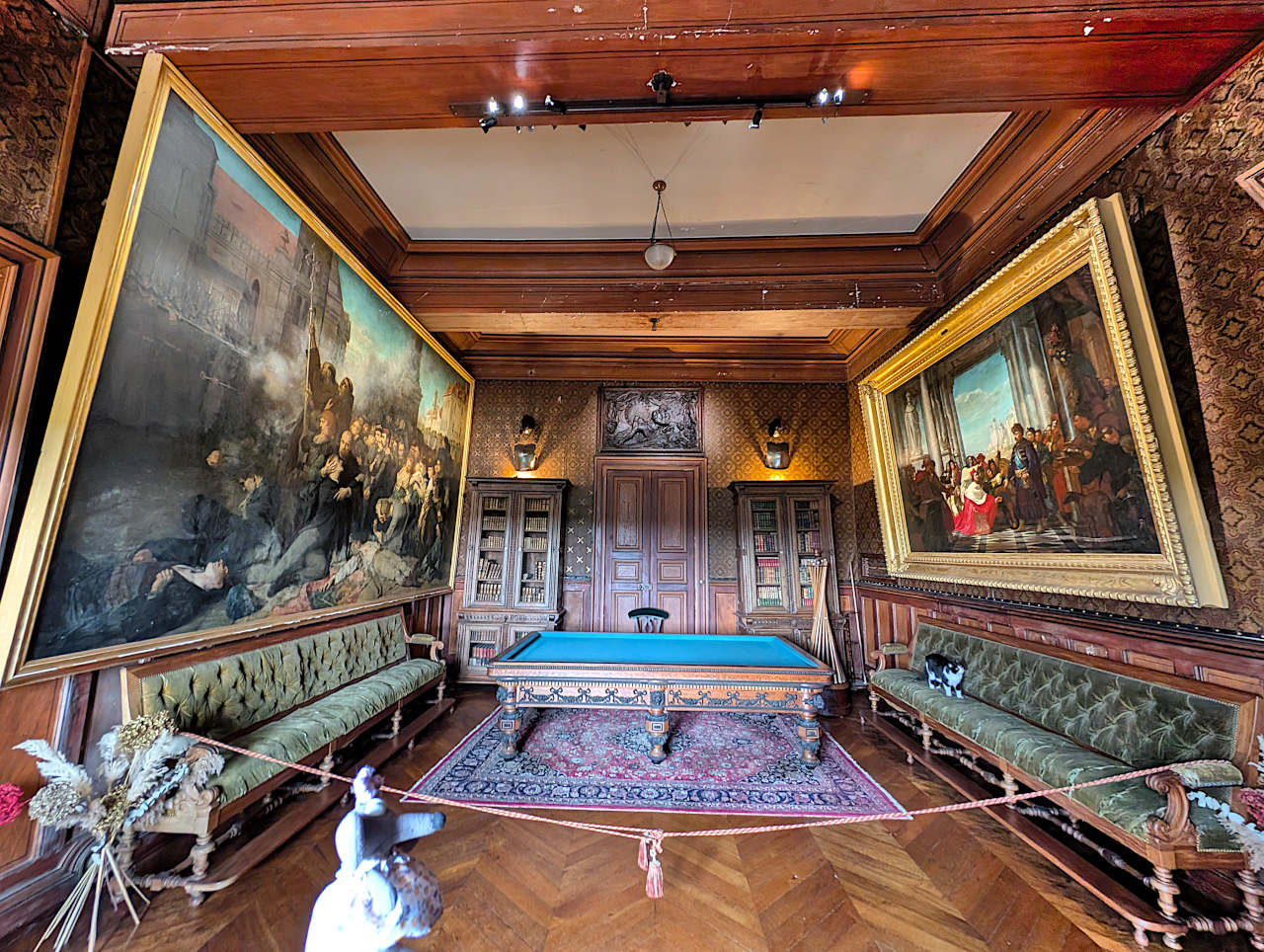 château de Montrésor billard