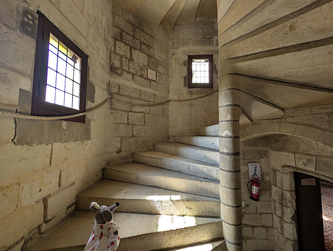 escalier du château de Langeais