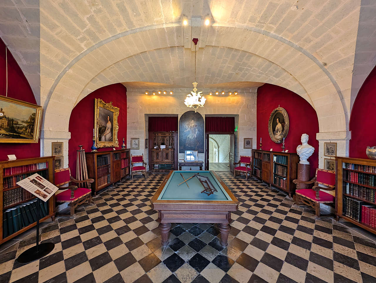 foyer du château de Brissac
