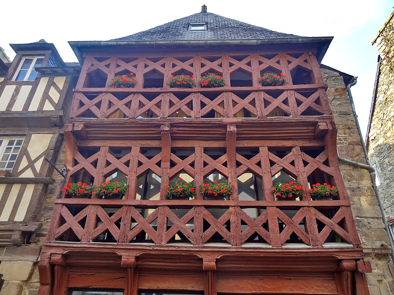 maison à pans de bois à Tréguier