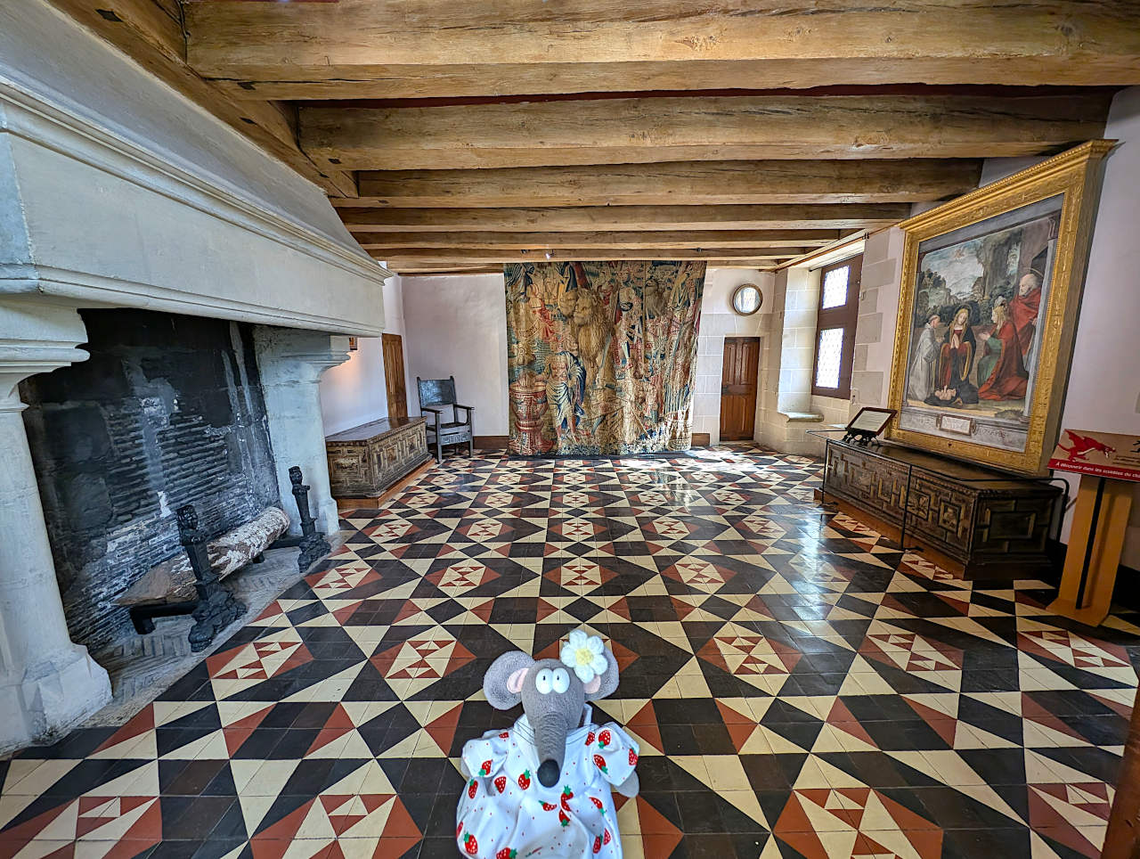 salle de Luini du château de Langeais