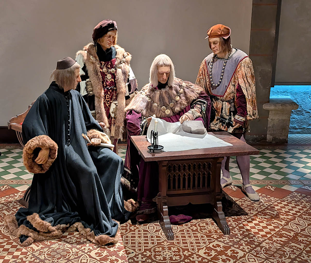 salle du mariage du château de Langeais