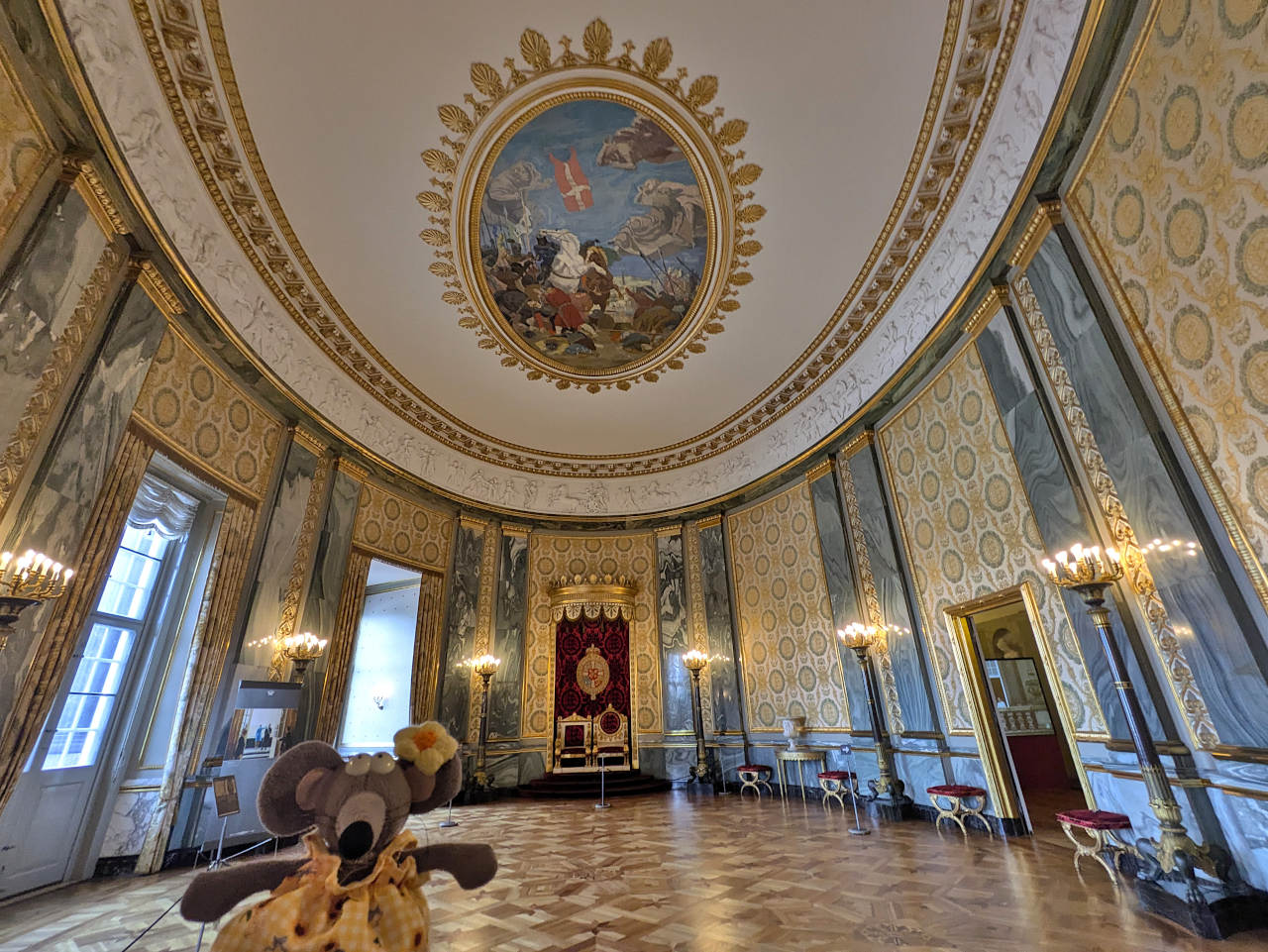 Château de Christiansborg salle du trône