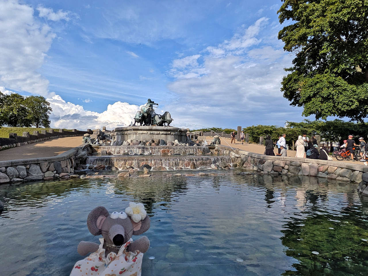 fontaine de Gefion à Copenhague