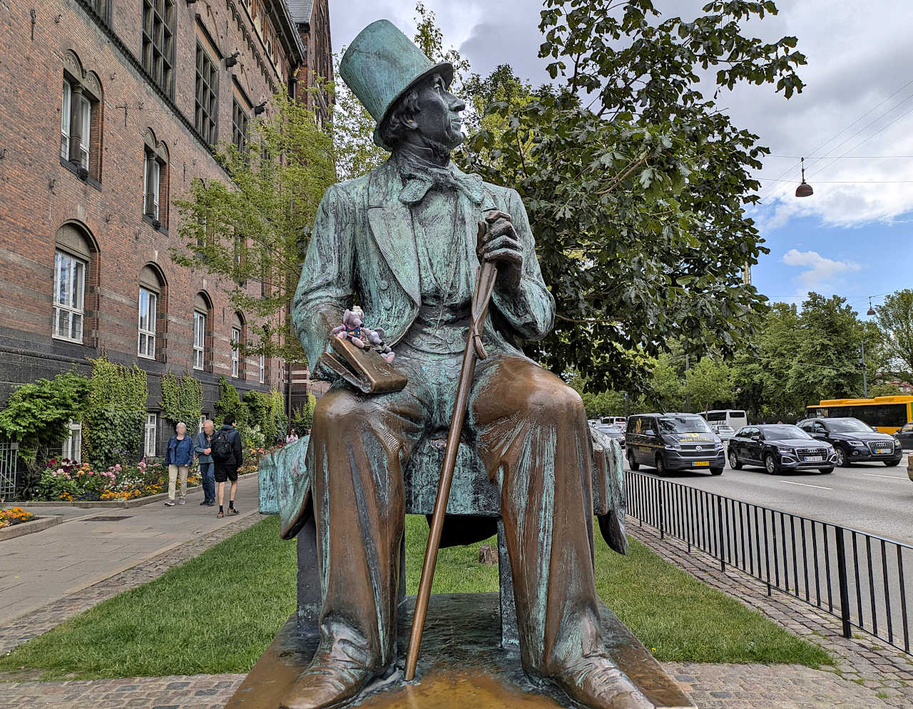statue d'Andersen à Copenhague