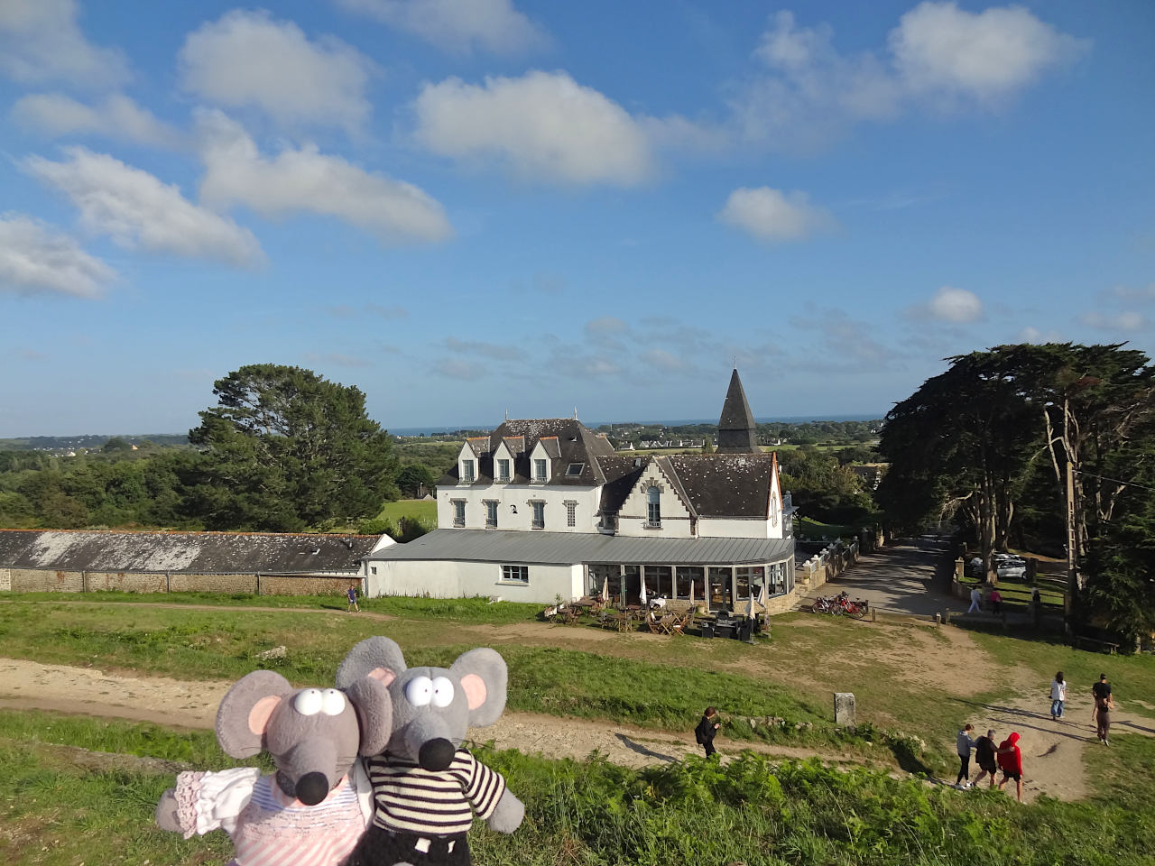 vue depuis le tumulus Saint-Michel à Carnac