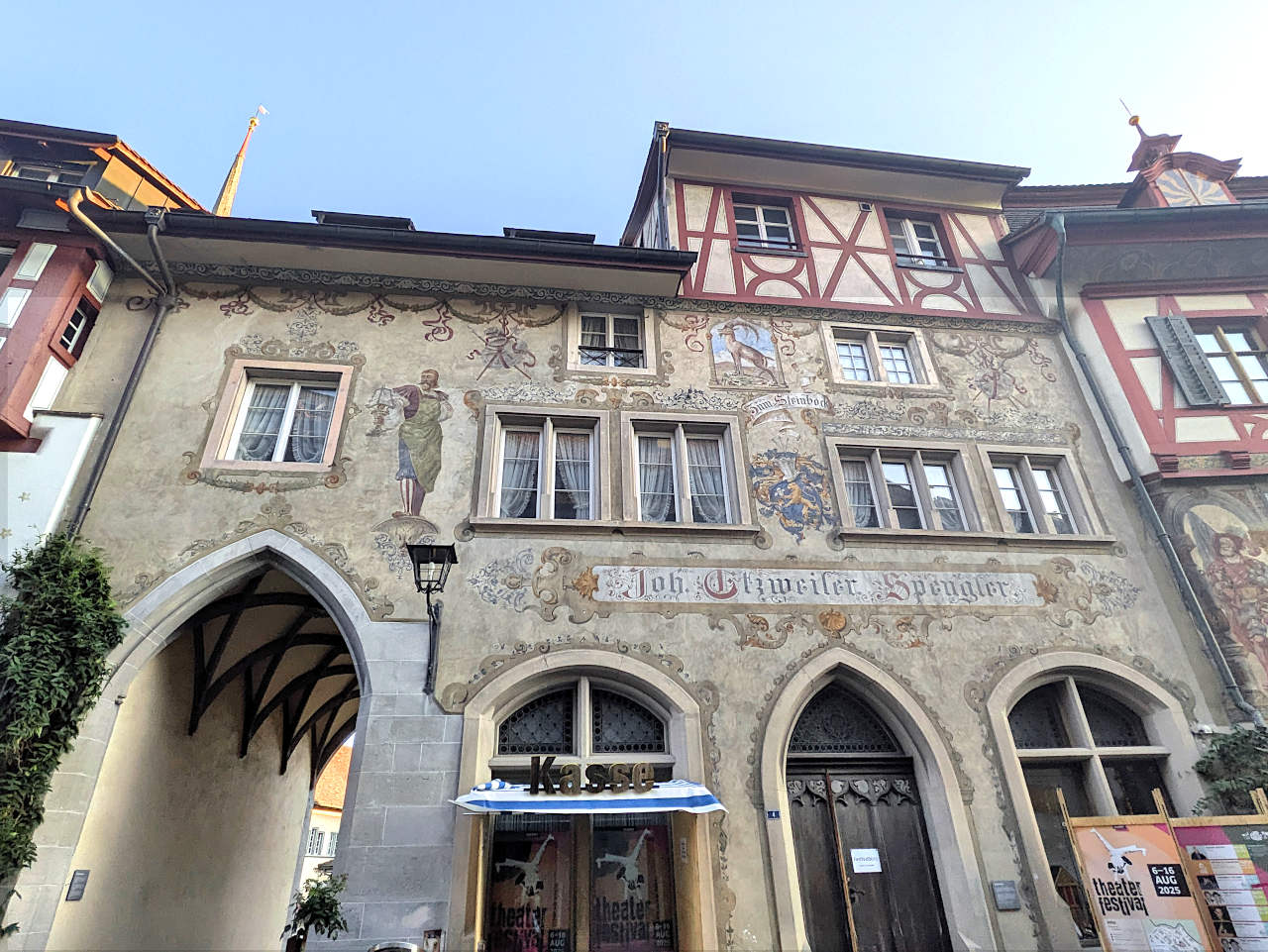 maison à fresques sur Oberstadt