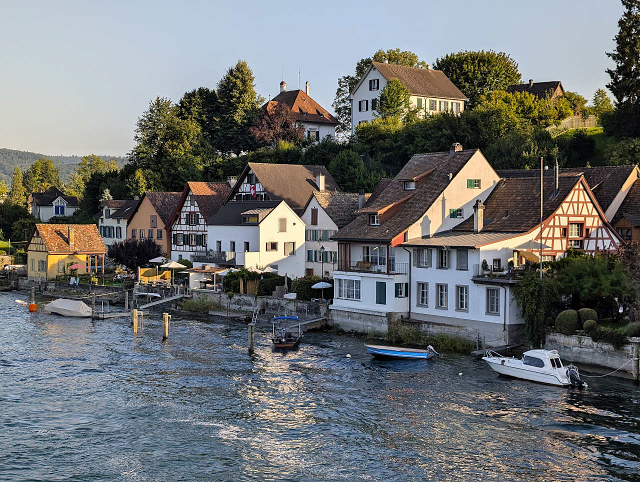 Stein am Rhein bords du Rhin
