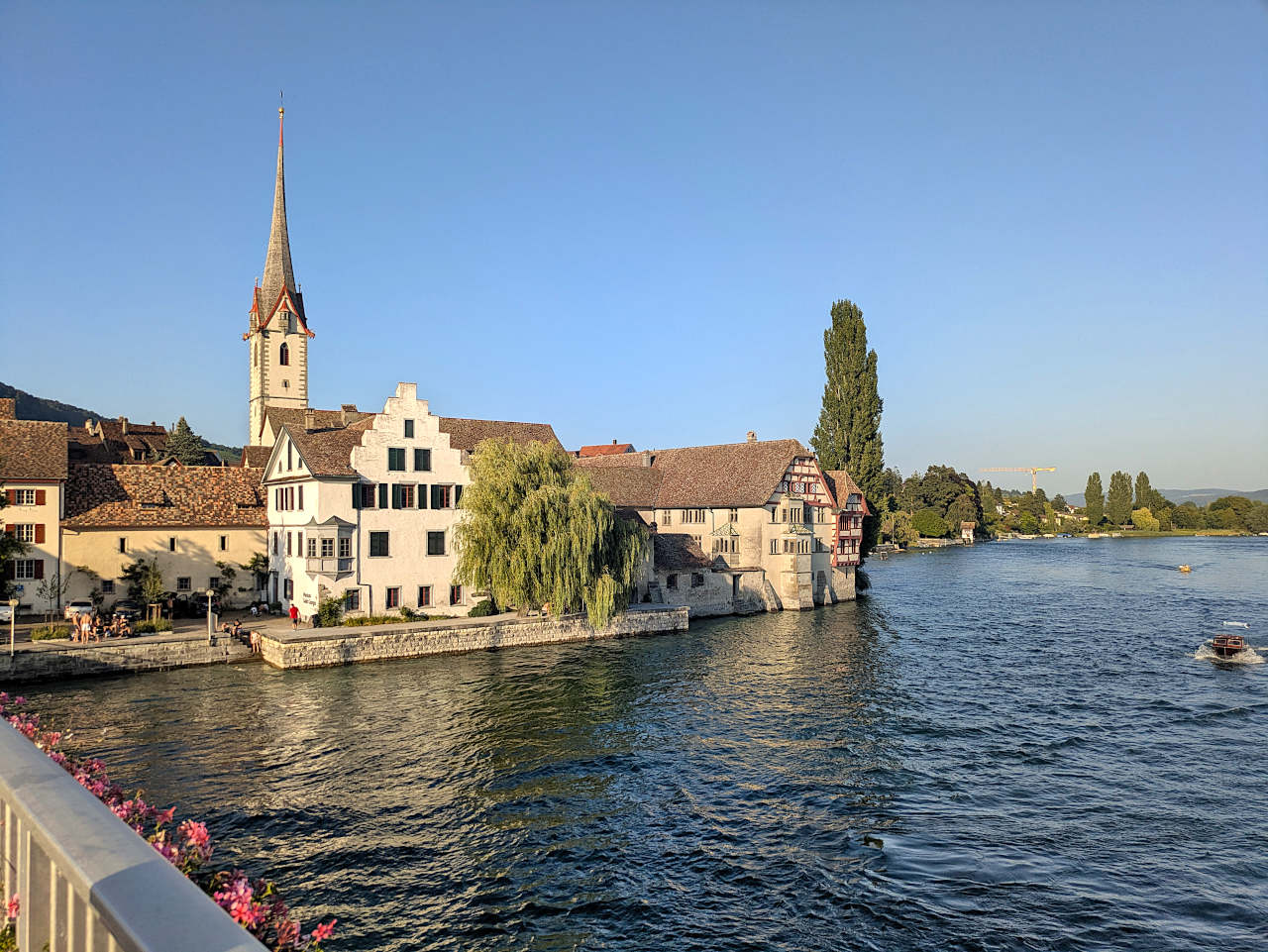 Stein am Rhein bords du Rhin