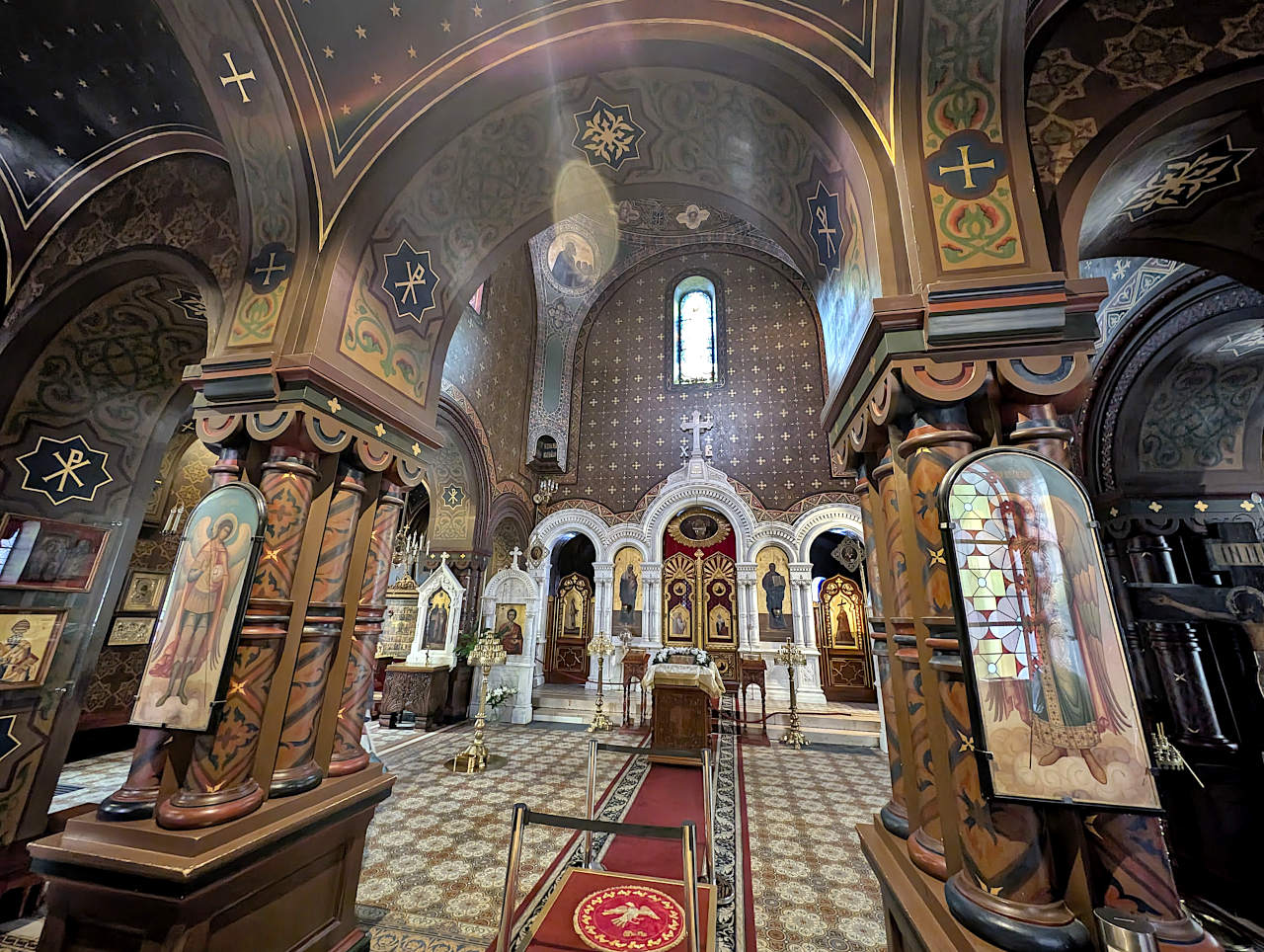 cathédrale russe de Genève intérieur