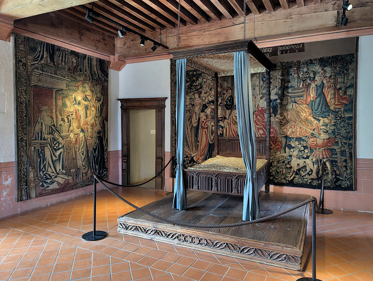 chambre du château de Gruyères