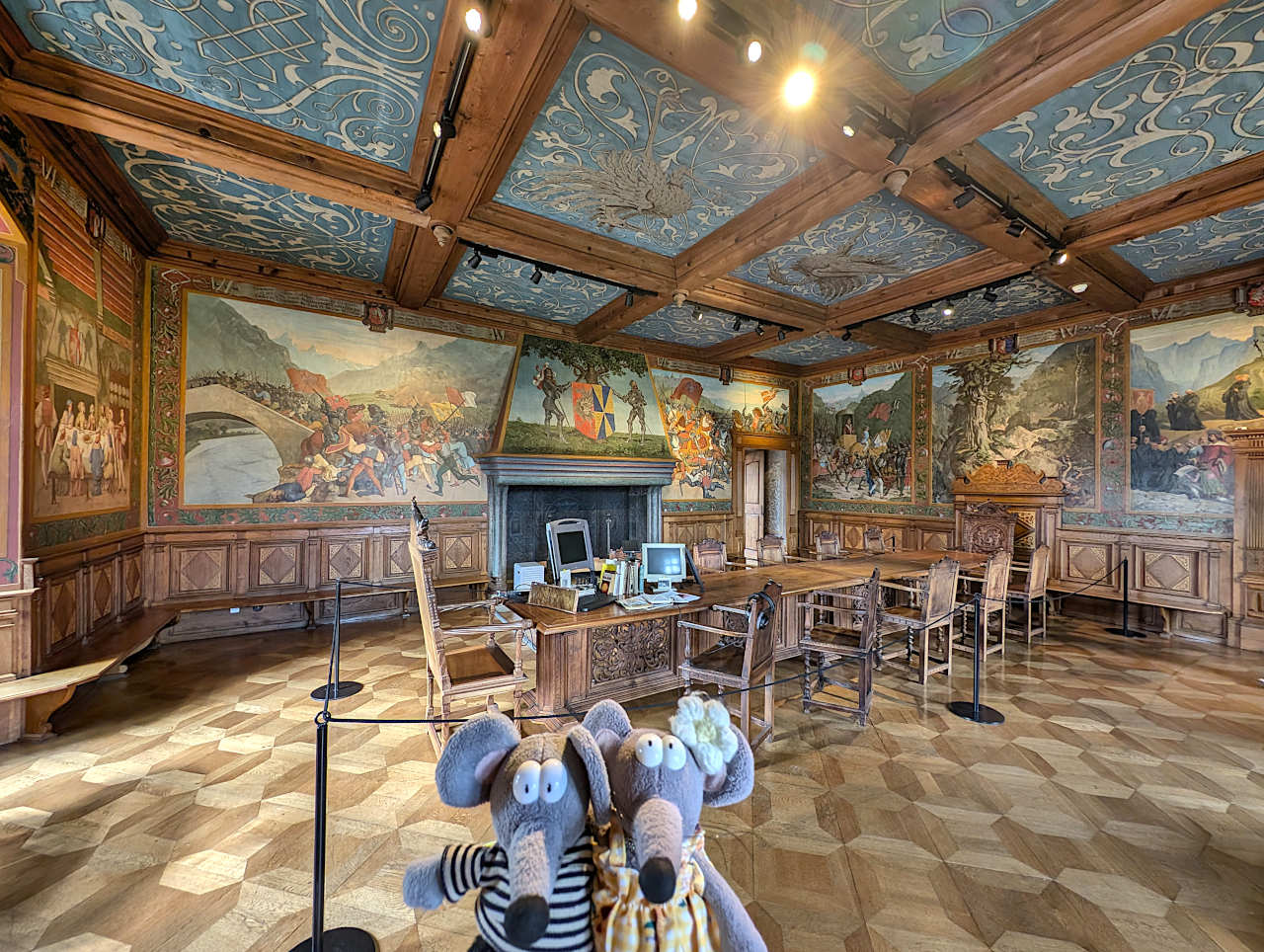 château de Gruyères salle des chevaliers