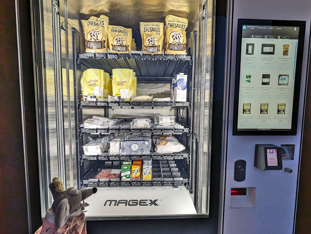 distributeur de fromage en Suisse