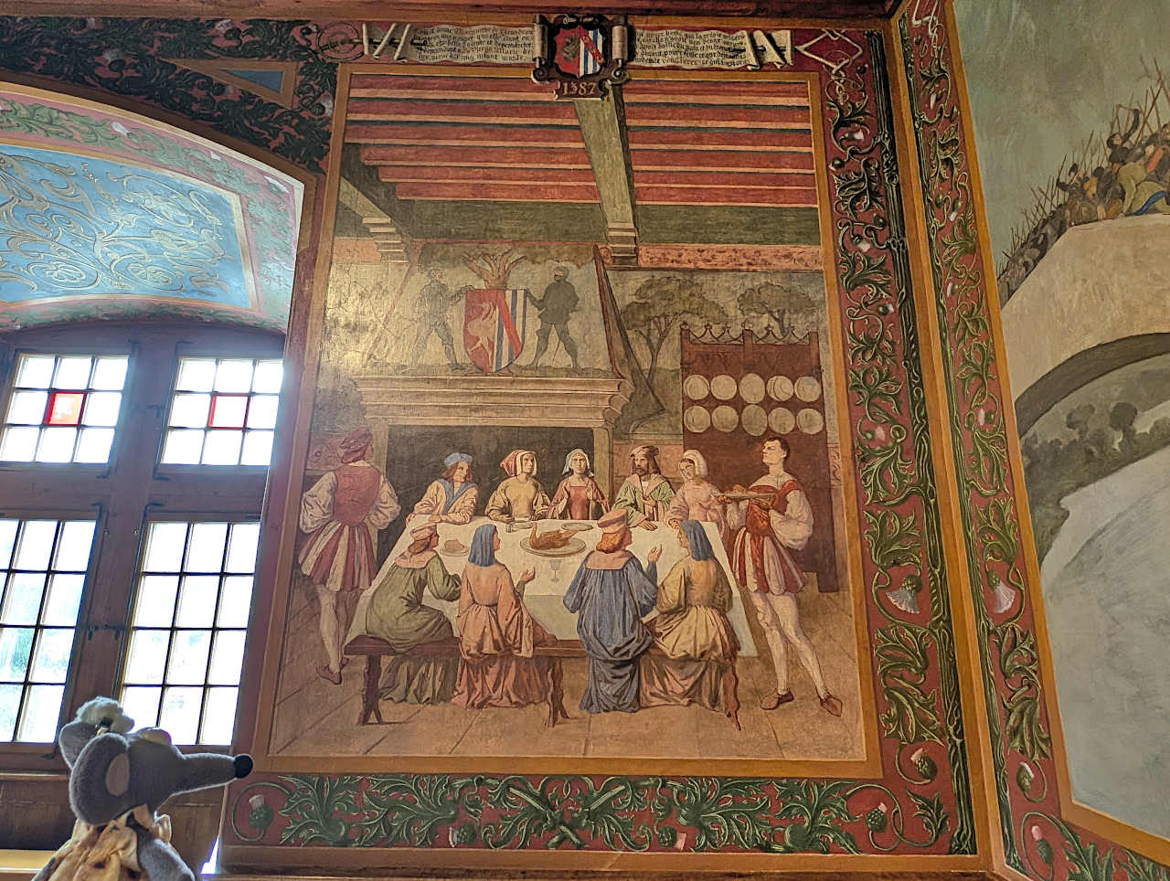 fresques du château de Gruyères