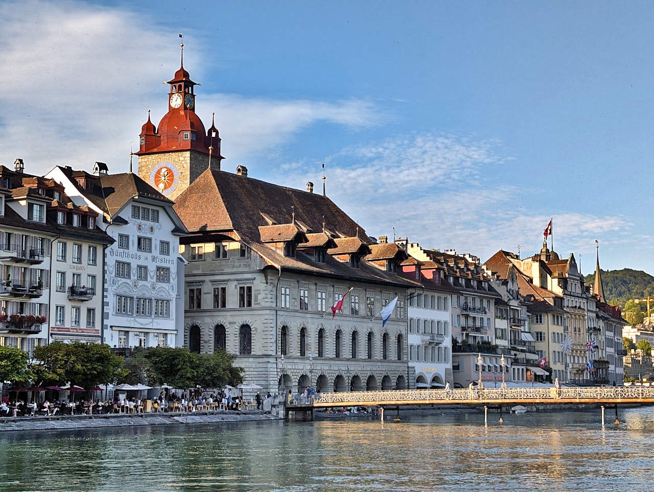 quais de la Reuss à Lucerne