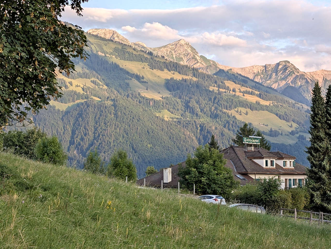 vue depuis Gruyères