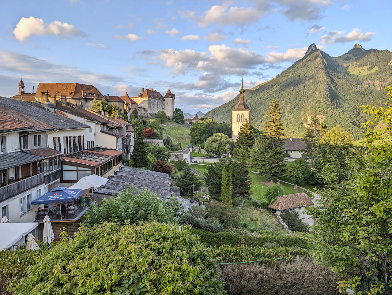 vue sur Gruyères