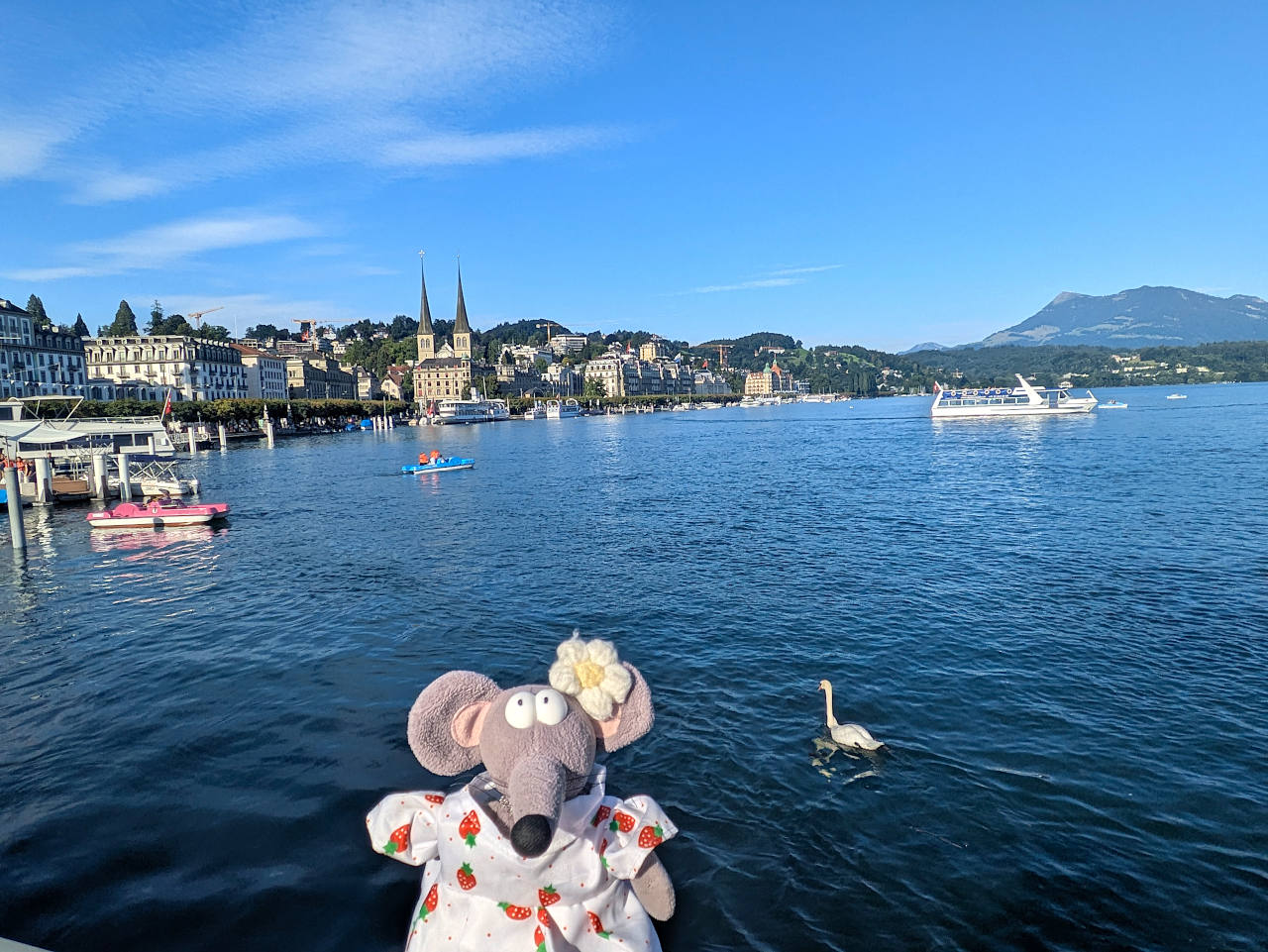 vue sur le lac à Lucerne