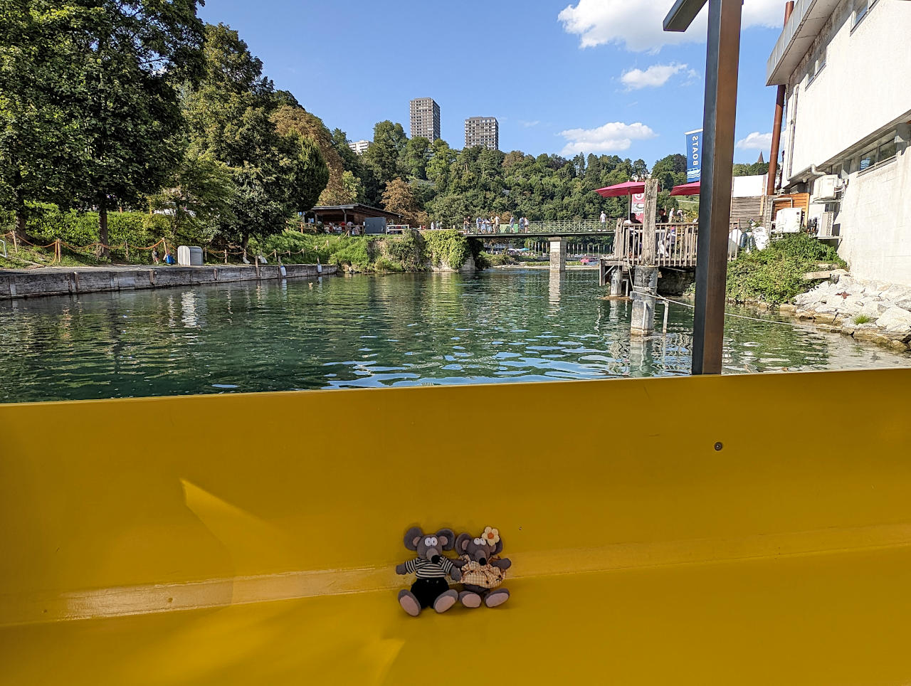 bateau chutes du rhin