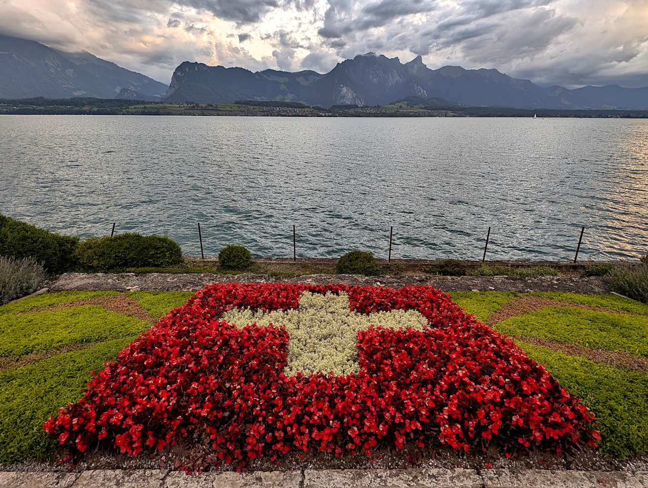 jardin du château d'Oberhofen