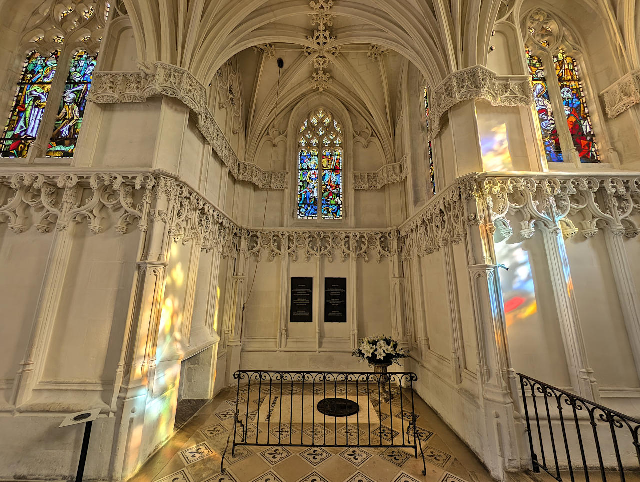Chapelle Saint-Hubert d'Amboise tombeau de De Vinci