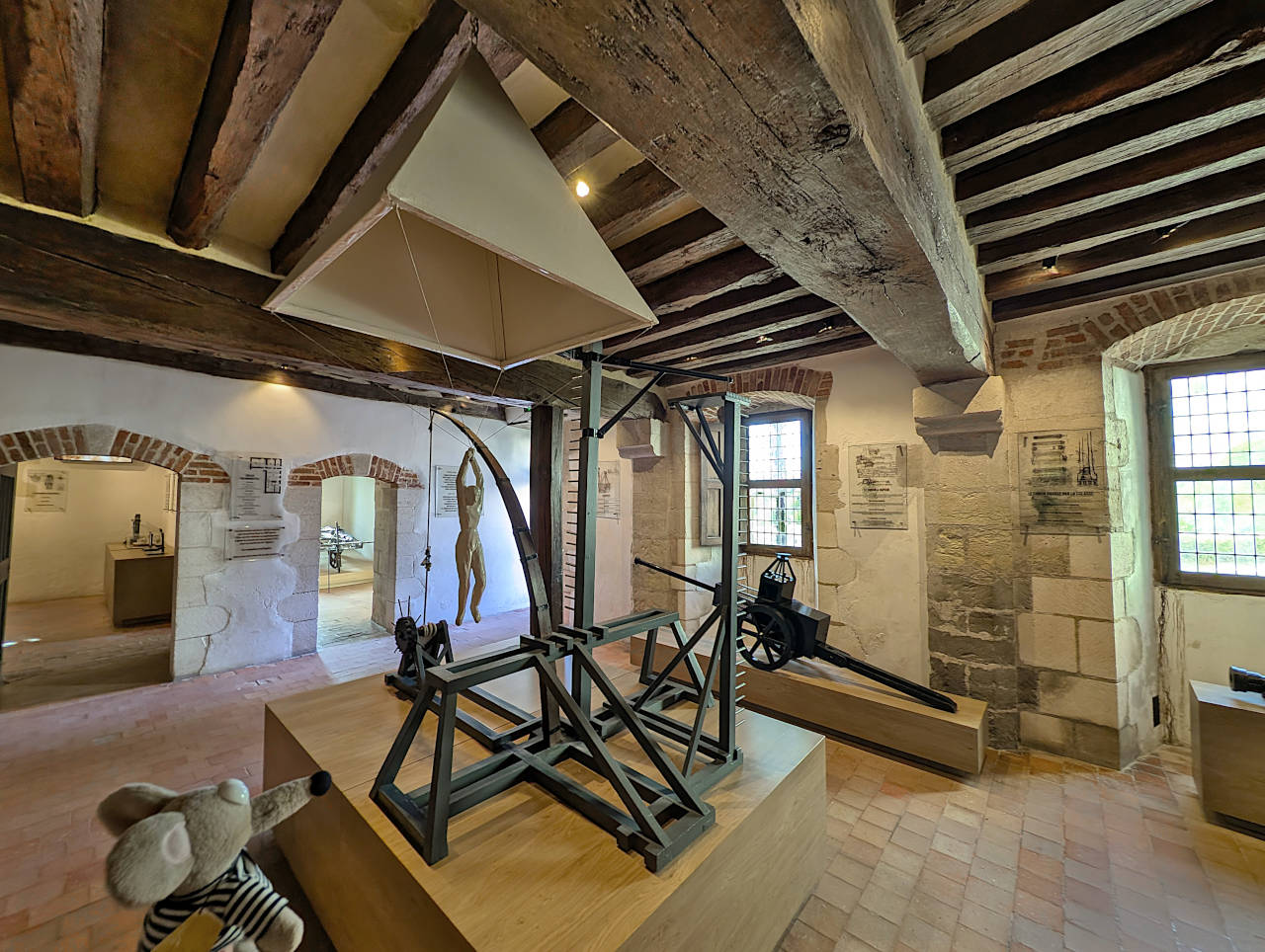 Clos Lucé Galerie des maquettes