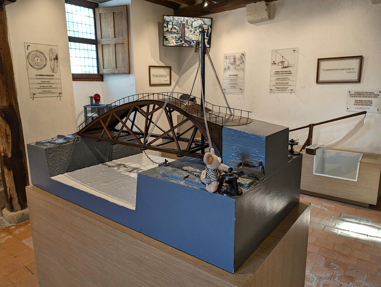 Clos Lucé Galerie des maquettes