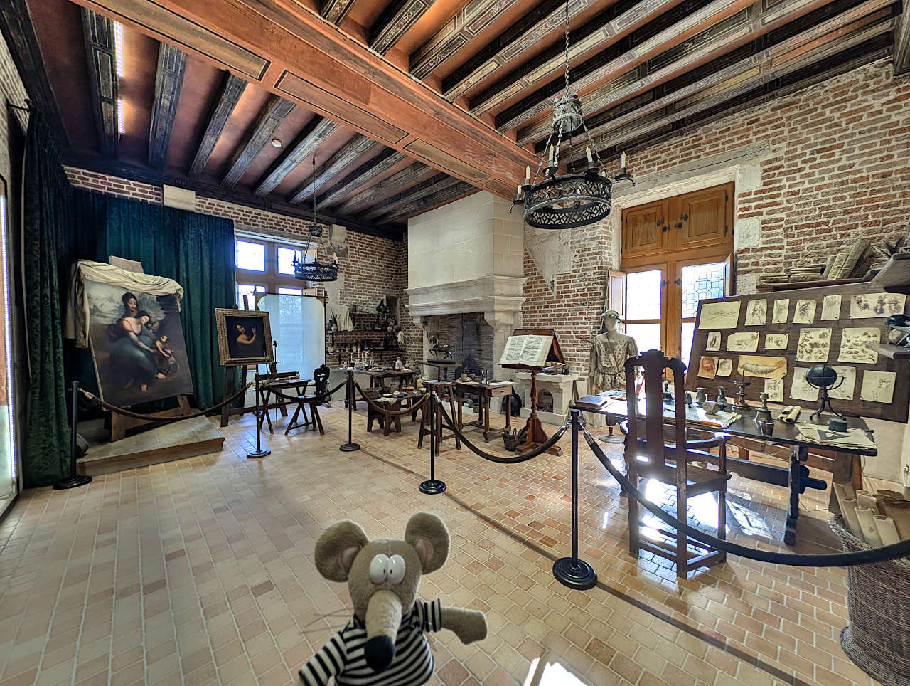 Clos Lucé atelier de Léonard