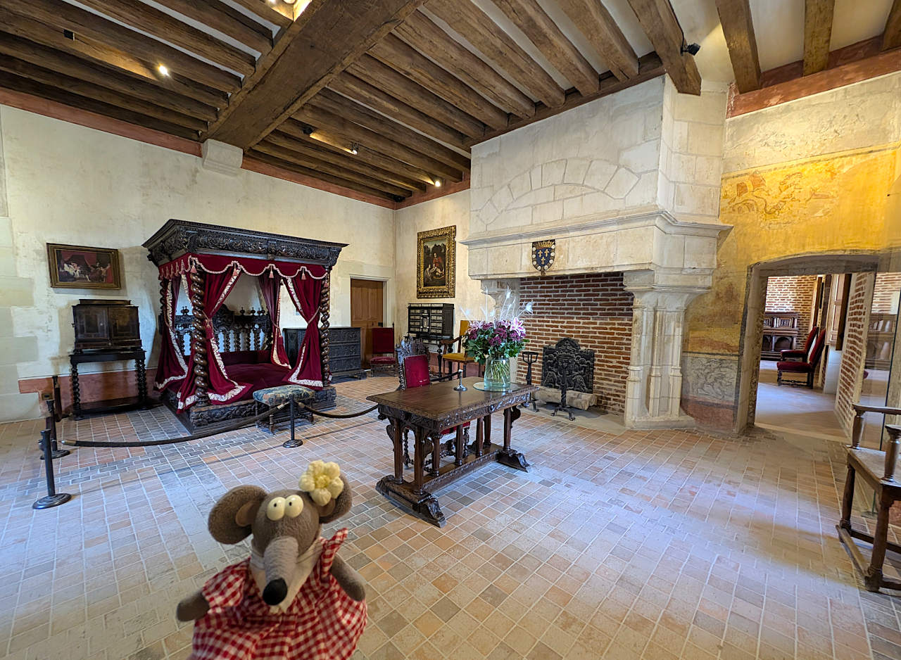 Clos Lucé chambre de De Vinci