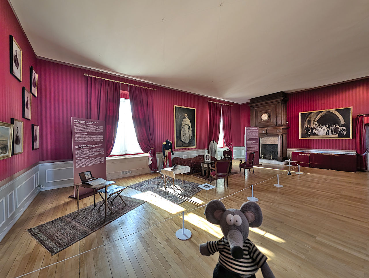 château royal d'Amboise salle Abd-el-kader