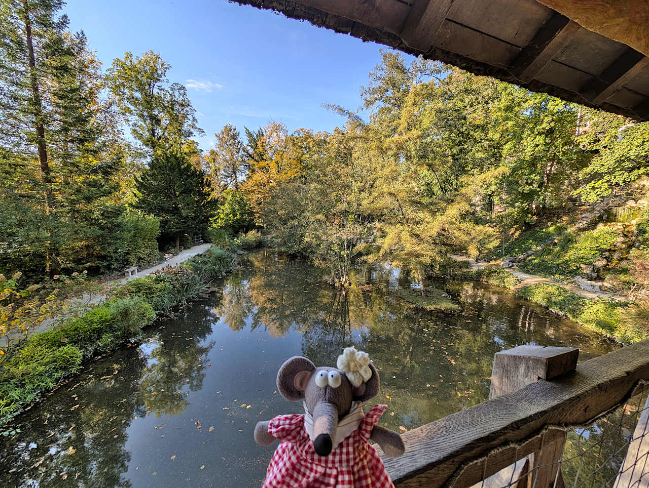 parc du Clos Lucé en octobre