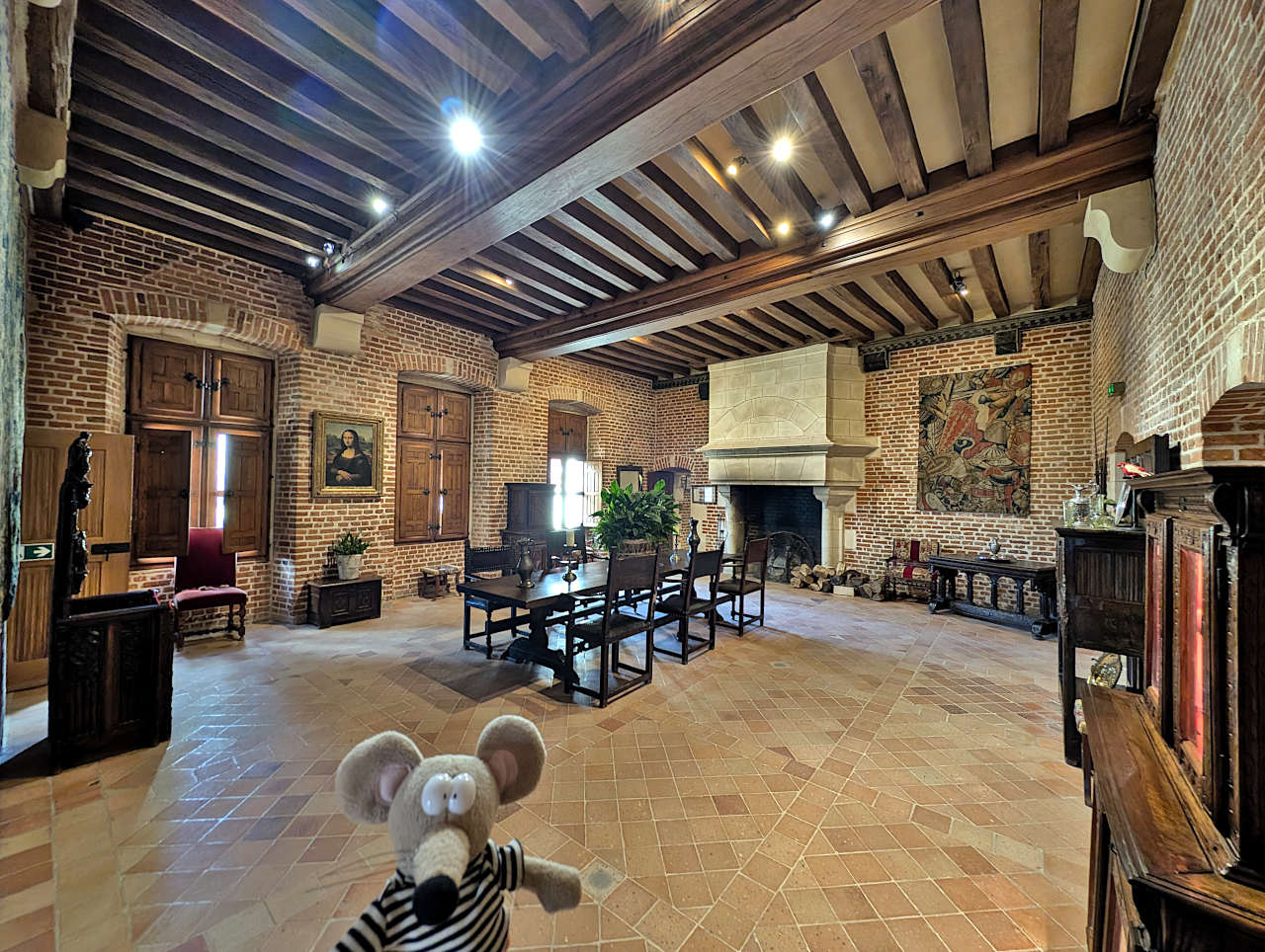salle à manger du Clos Lucé