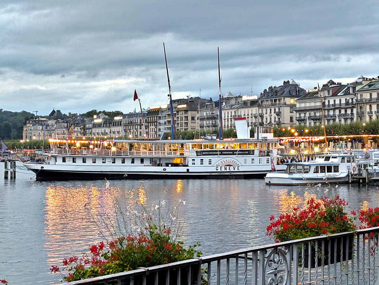 croisière en bateau à Genève