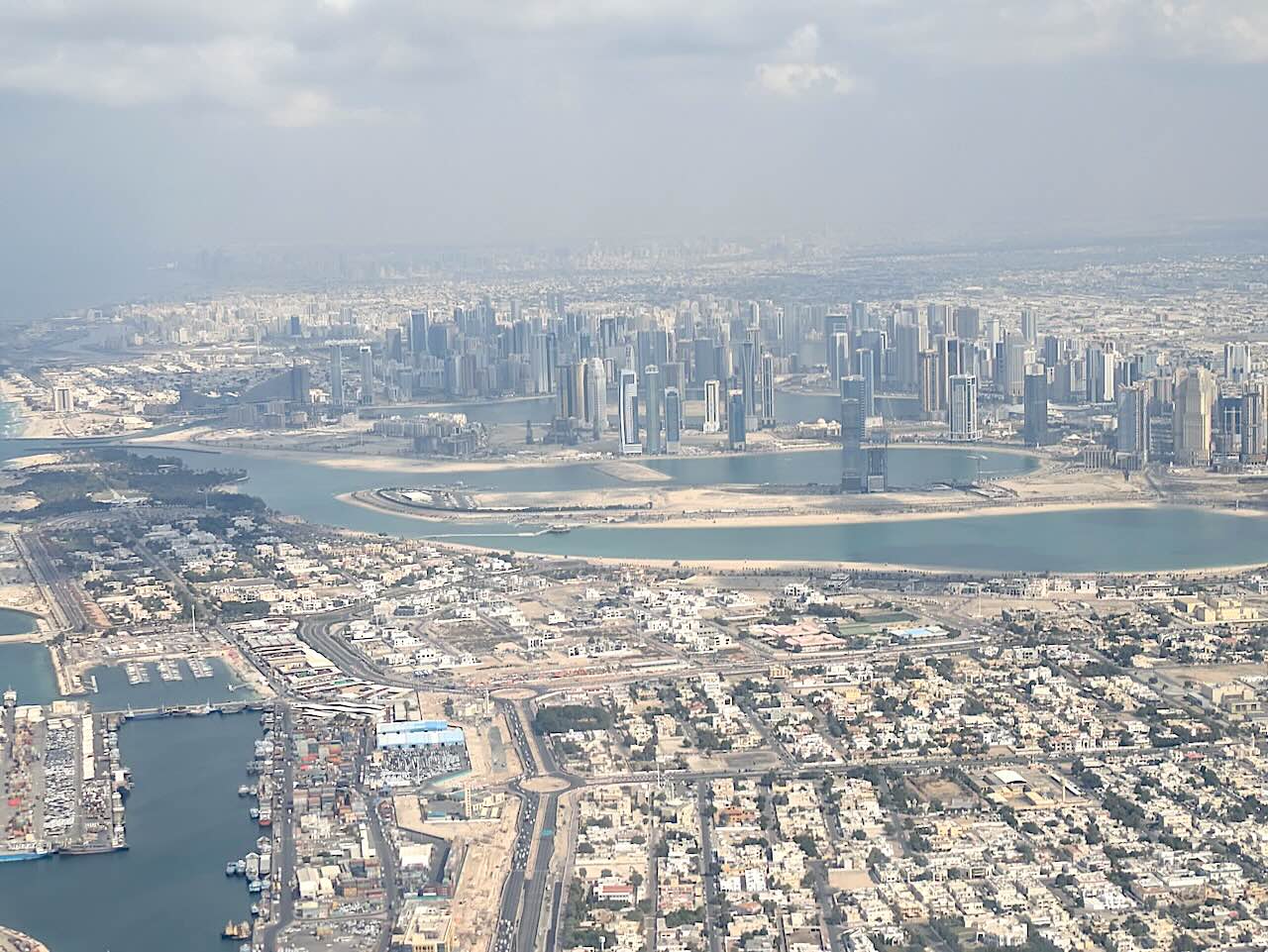 Dubai vu d'avion