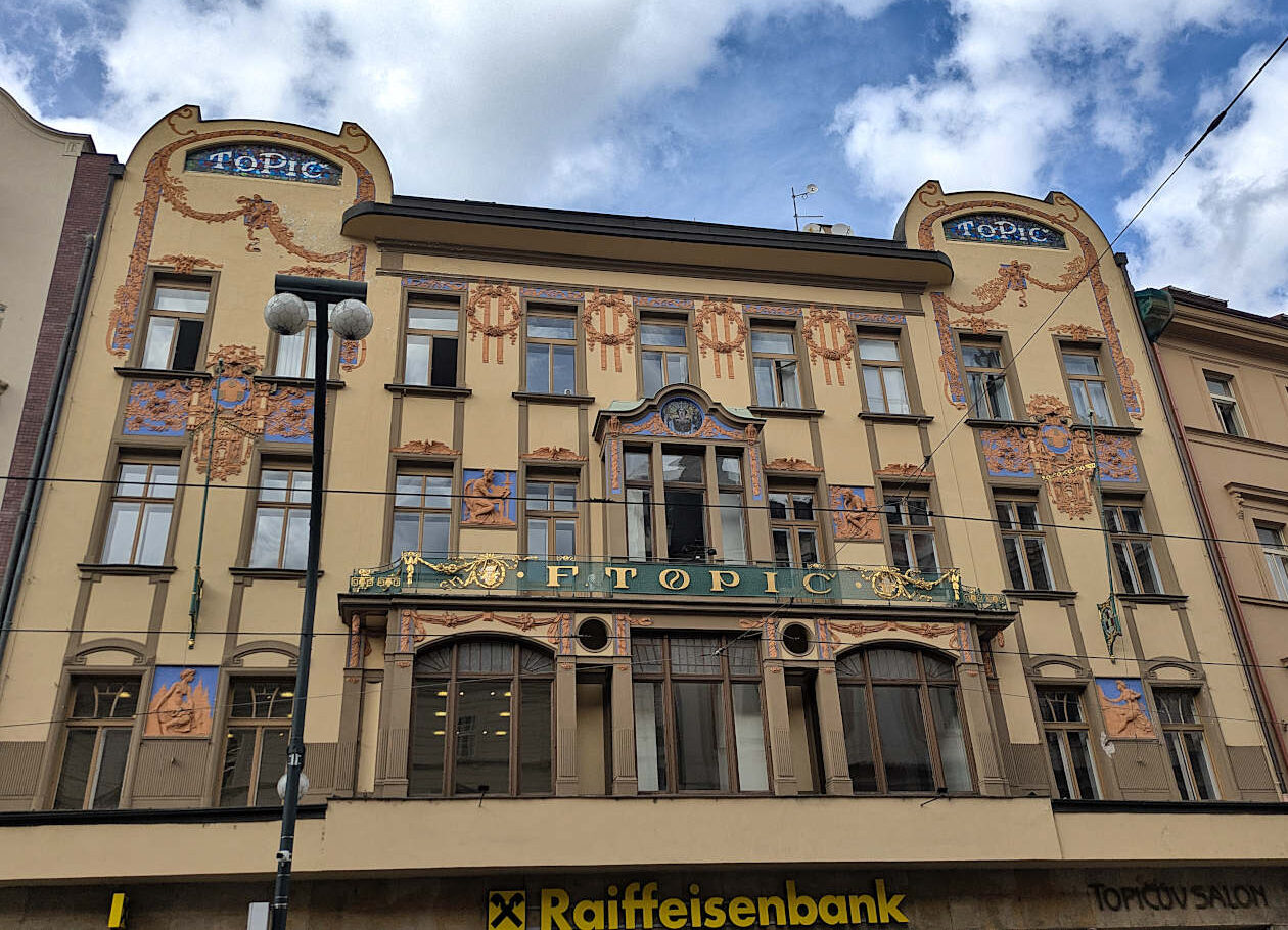 immeuble Art nouveau rue Narodni