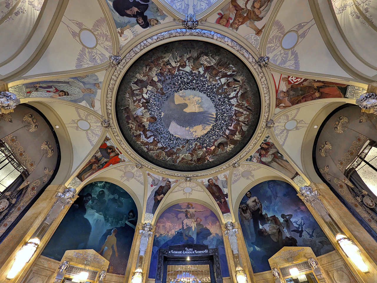 maison municipale de Prague salle Mucha