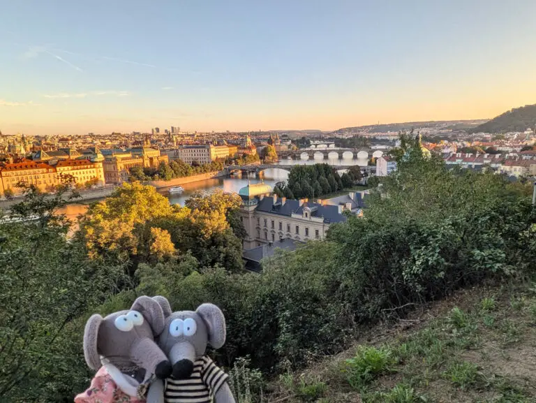 vue sur prague depuis le parc Letna 1