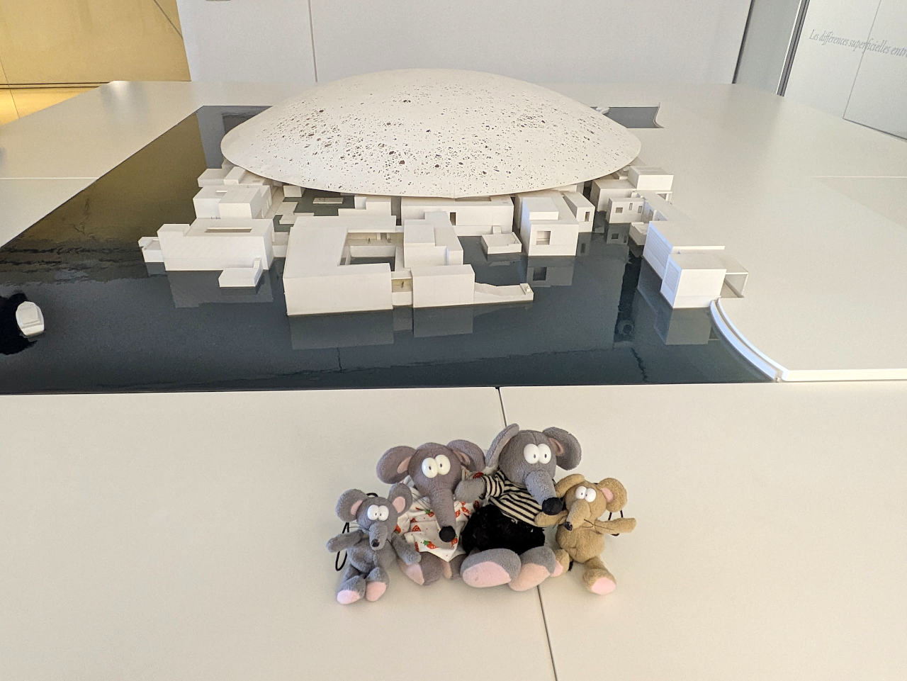Louvre Abu Dhabi maquette