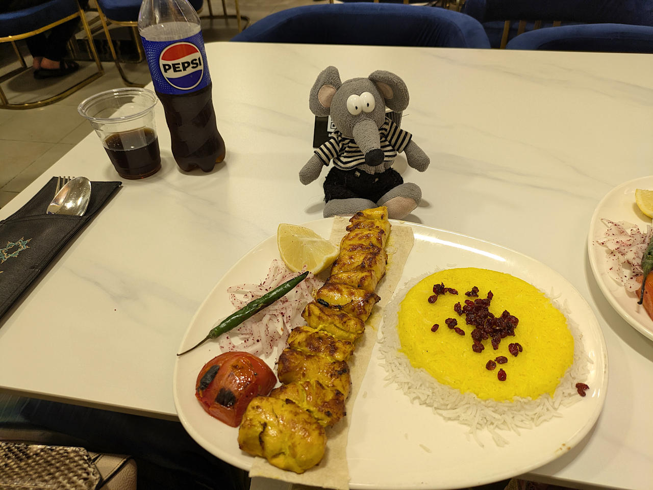 Persian Kebab brochette poulet