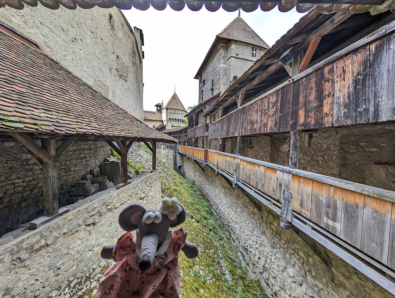 chemin de ronde du Château de Chillon