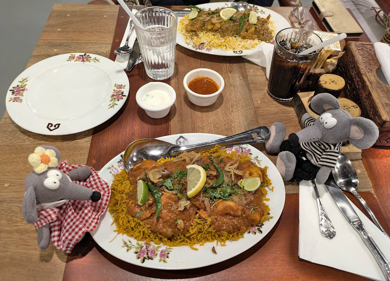 crevettes et riz plat émirati
