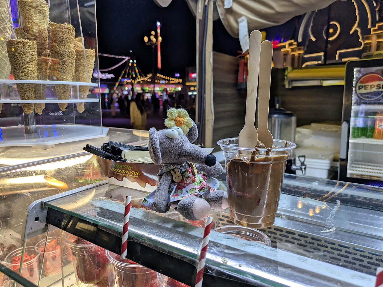 fraises façon chocolat Dubaï