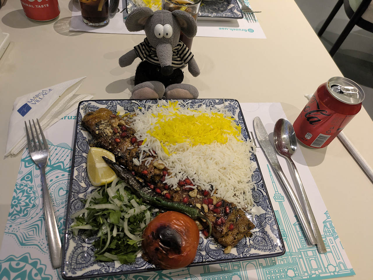 restaurant iranien Firuzeh Dubai
