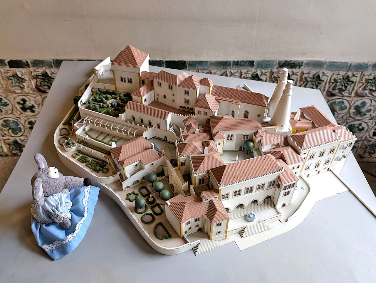 palais national de Sintra maquette